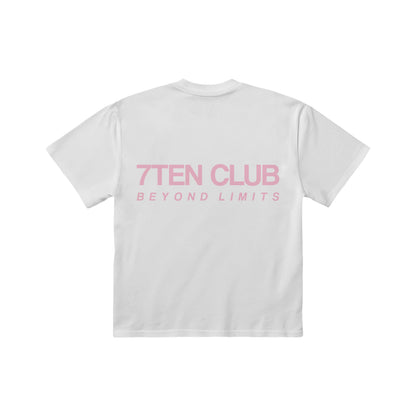 Signature T-Shirt - White/Pink