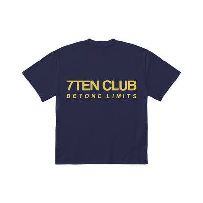 Signature T-Shirt - Navy/Yellow