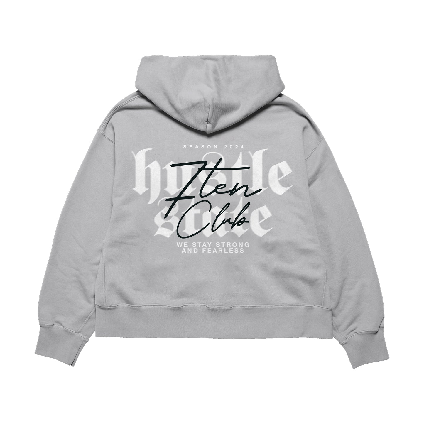 Hustle State Hoodie - Grey