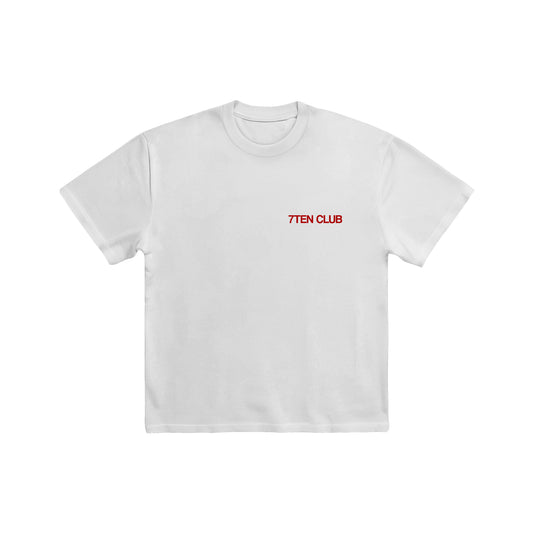 Signature T-Shirt - White/Red