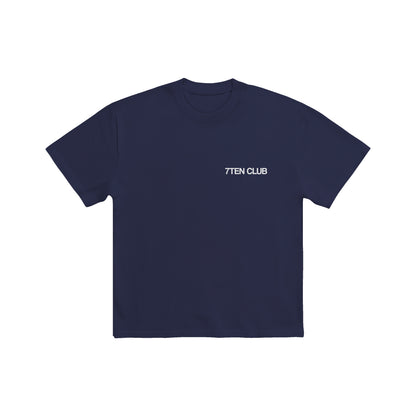 Signature T-Shirt - Navy/White