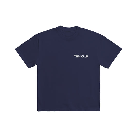 Signature T-Shirt - Navy/White