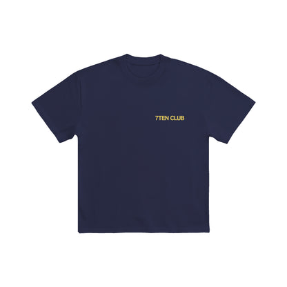 Signature T-Shirt - Navy/Yellow